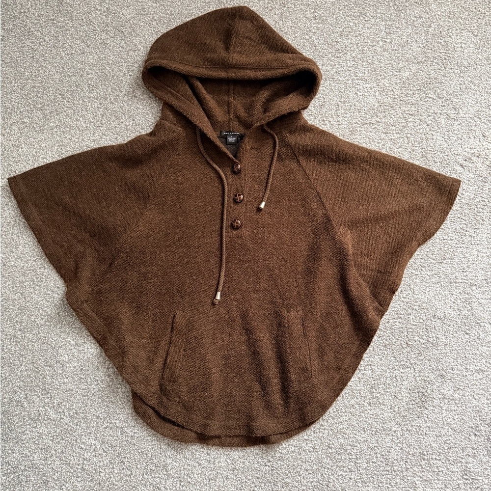 QED London Brown Hooded Swim Coverup
